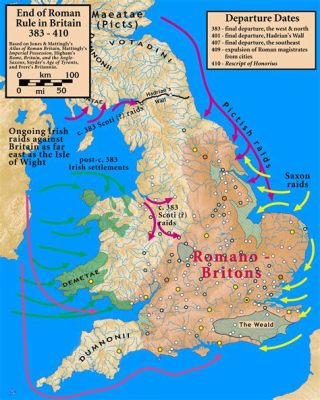 The Roman Departure From Britannia: A Turning Point in British History Marked by Political Instability and Economic Decline